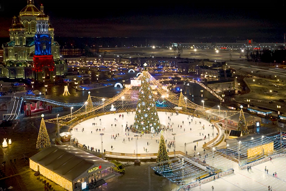 Каток в парке Патриот