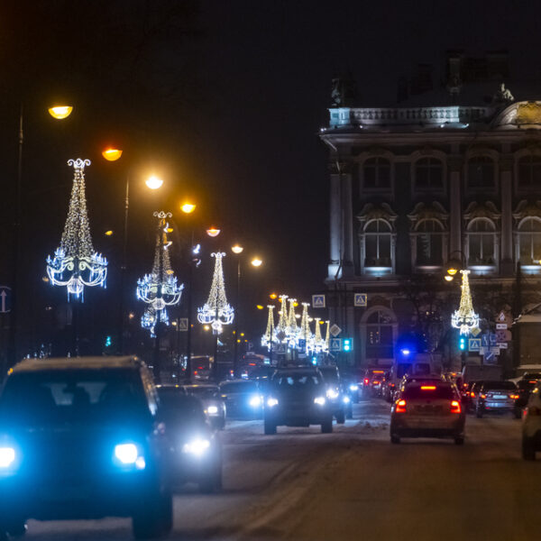 Перекрытие дорог в Санкт-Петербурге 31 декабря 2023 и 1 января 2024 года