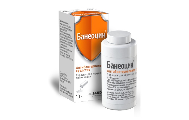 Baneocin póry.