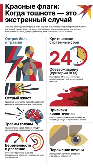 Когда тошнота - сигнал тревоги
