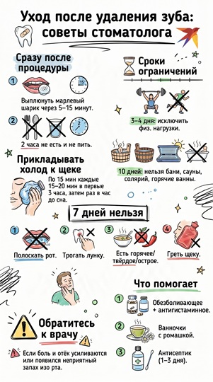 Уход после удаления зуба: советы стоматолога