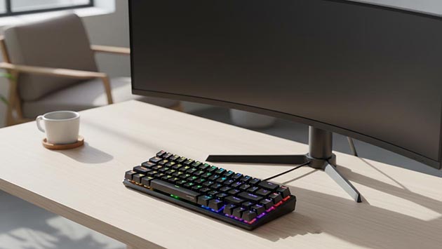 HyperX Alloy Origins 65. Фото: Павел Громов / Нейросеть