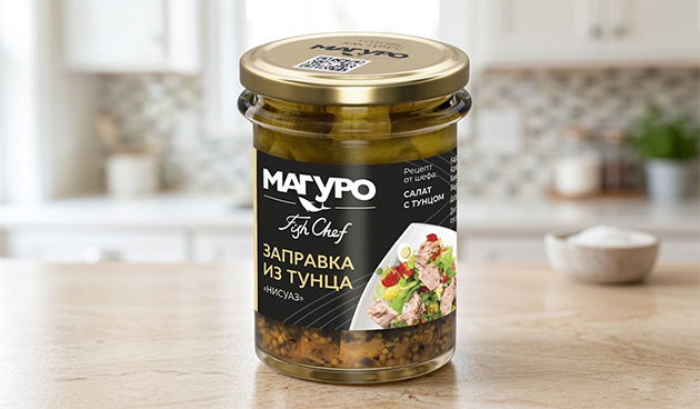 Филе-кусочки в соусе нисуаз с маслом «Магуро»
