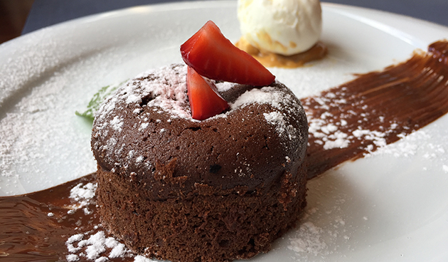 Шоколадный фондан