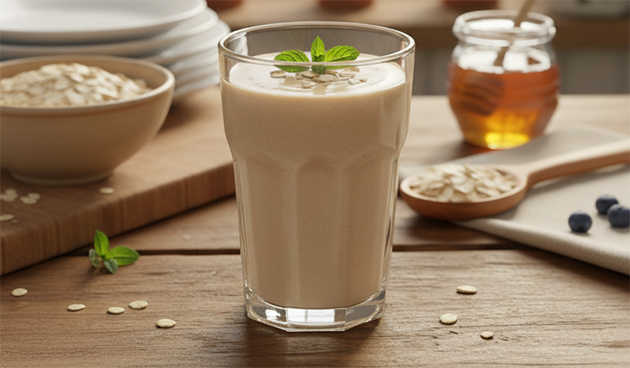 Быстрый овсяный кисель из геркулеса