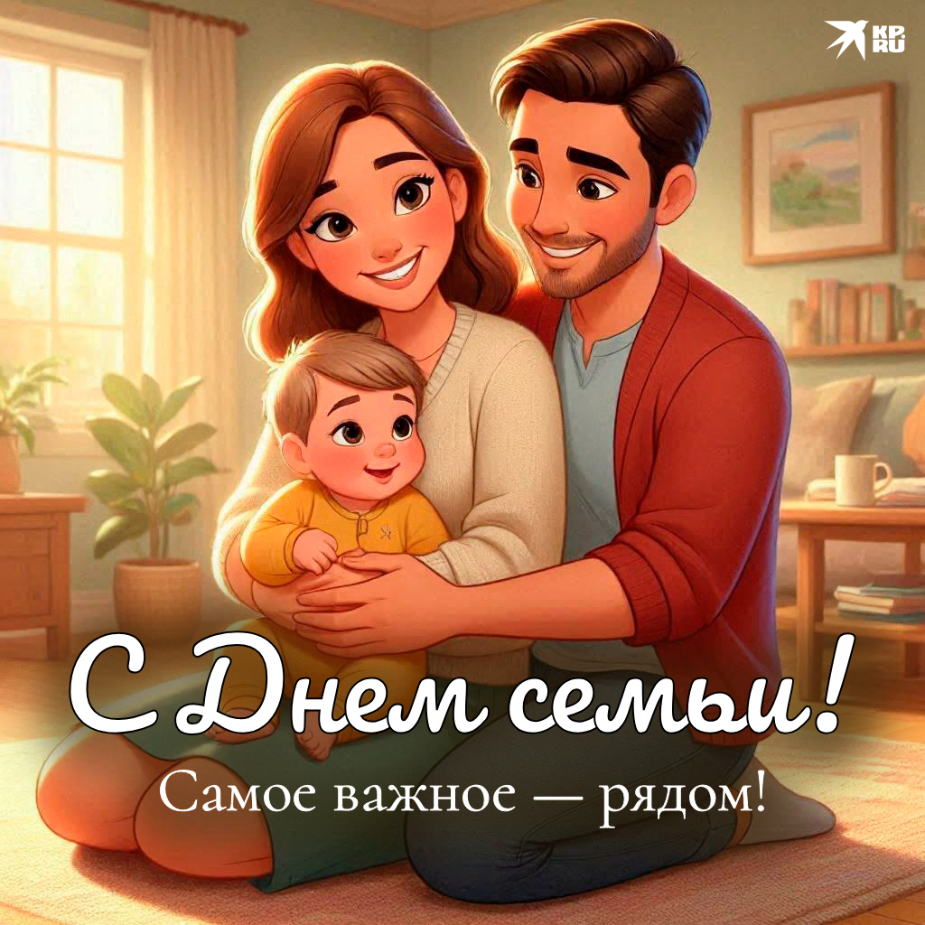 Популярные открытки «С Днем семьи, любви и верности»