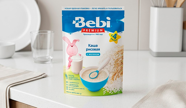 Рисовая каша с молоком Bebi Premium