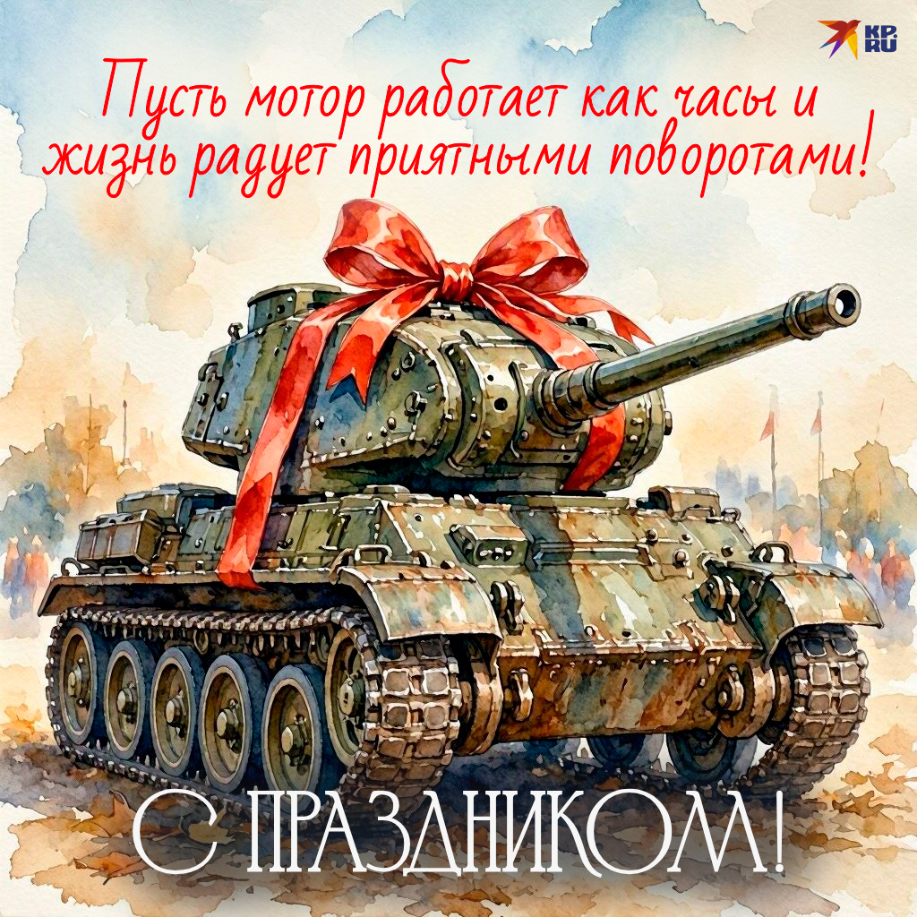 Прикольные картинки «С Днем танкиста» сослуживцу