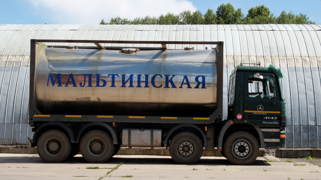 минеральная вода мальтинская в цистерне