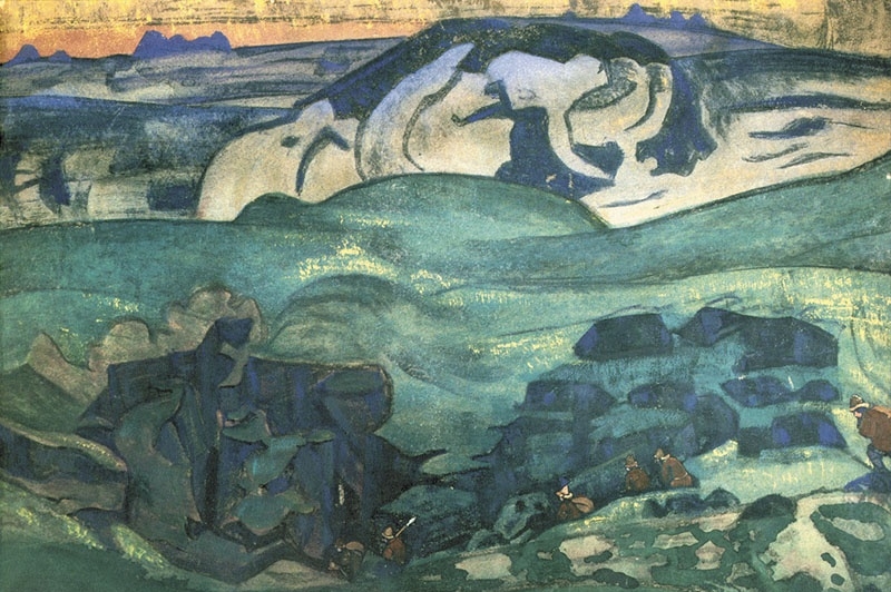 «Чудь под землю ушла», Николай Рерих