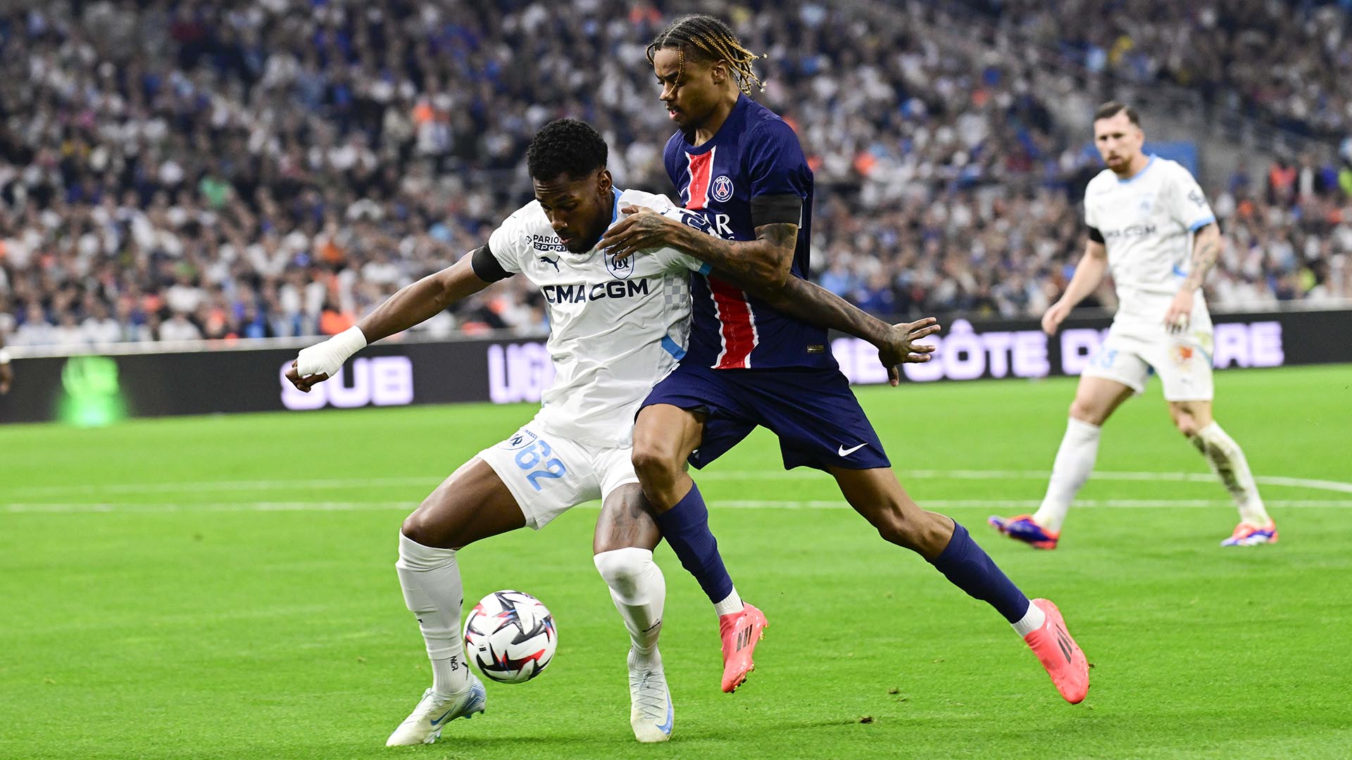 ФК «Марсель» — ФК ПСЖ. Фото: globallookpress.com/Panoramic