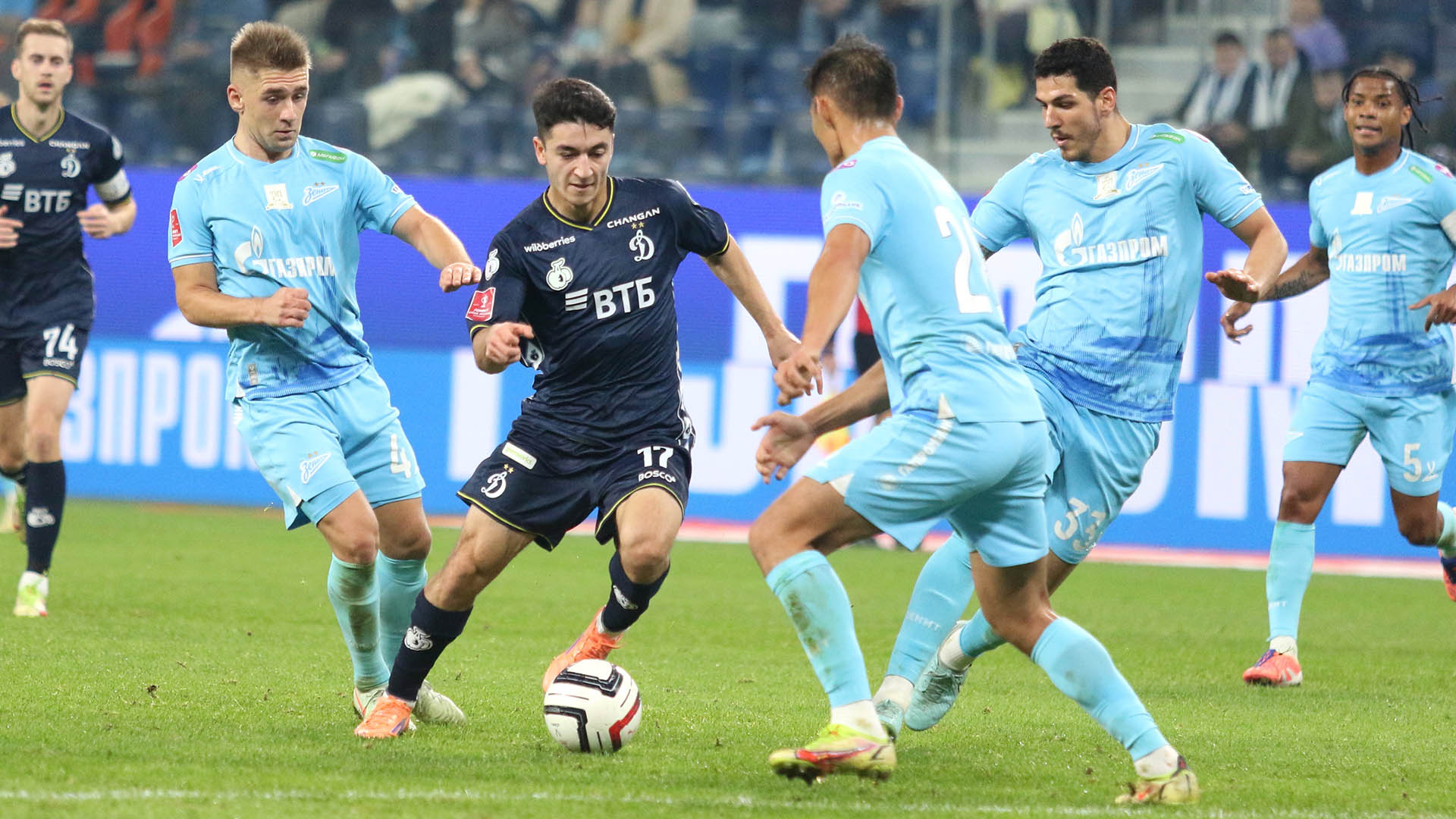 ФК «Динамо Москва» — ФК «Зенит». Фото: globallookpress.com/Maksim Konstantinov