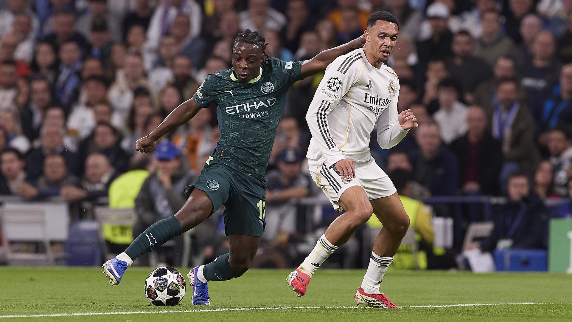 ФК «Манчестер Сити» — ФК «Реал Мадрид». Фото: globallookpress.com/Federico Titone