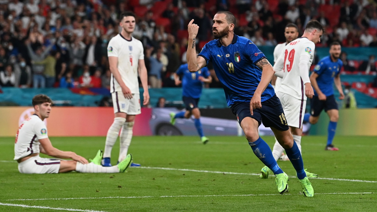 Леонардо Бонуччи забил гол в финале Евро-2020. Фото: REUTERS