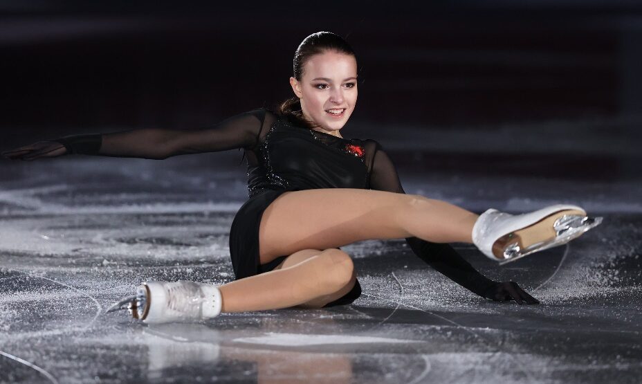 Анна Щербакова допустила ошибку на каскаде