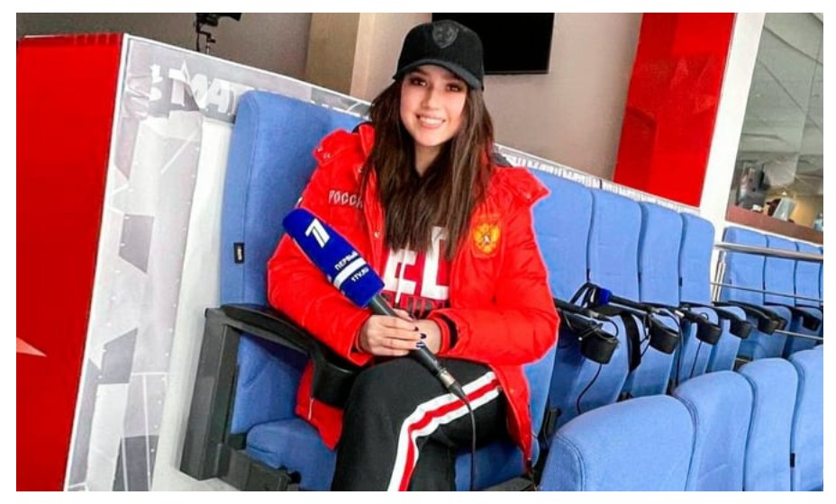 Олимпийская чемпионка по фигурному катанию Алина Загитова частый гость на хоккее. Фото: Инстаграм Алины Загитовой