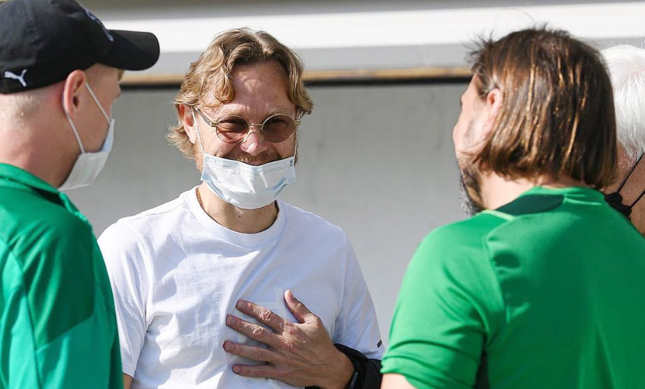 Валерий Карпин рад знакомству с Даниэлем Фарке, который возглавил «Краснодар». Фото: ФК «Краснодар»