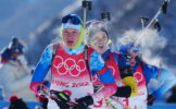 Русские биатлонистки стали вторыми в эстафете на Олимпиаде