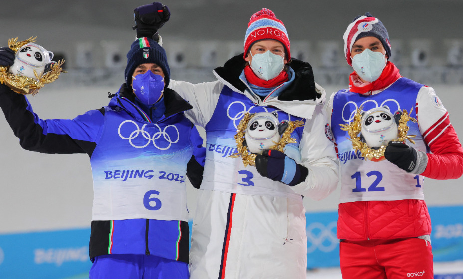 Норвежец Йоханнес Клебо выиграл четвертое золото Игр, Александр Терентьев добыл бронзу. Фото: Reuters