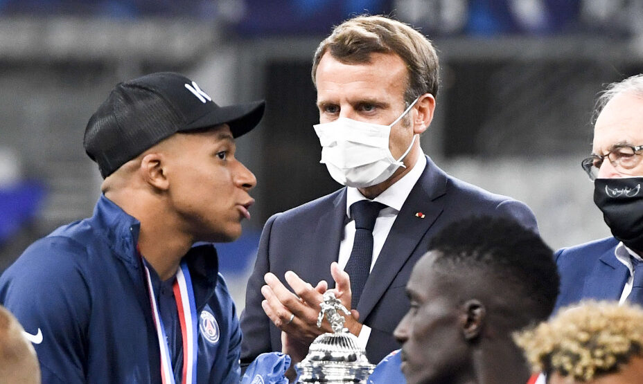 Килиан Мбаппе, Эммануэль Макрон