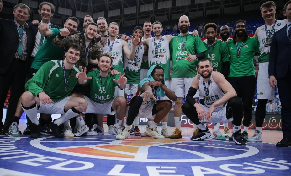 Баскетболисты УНИКСа выиграли бронзу Единой лиги ВТБ.
Фото: БК УНИКС