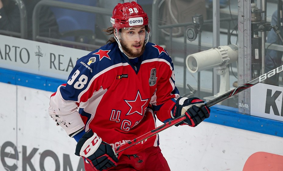 Максим Мамин не сыграет во втором матче ЦСКА. Фото: Global Look Press