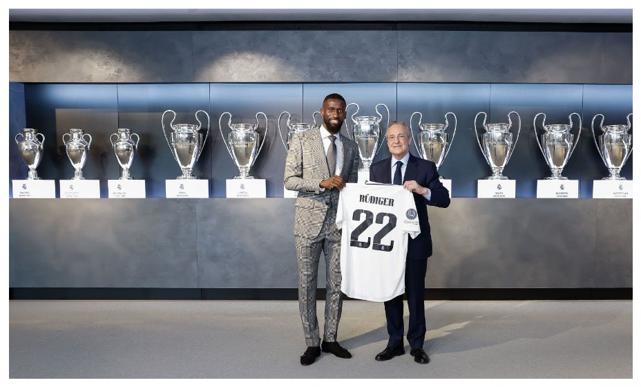 Так выглядит счастье Рюдигера. Фото: сайт «Реала»