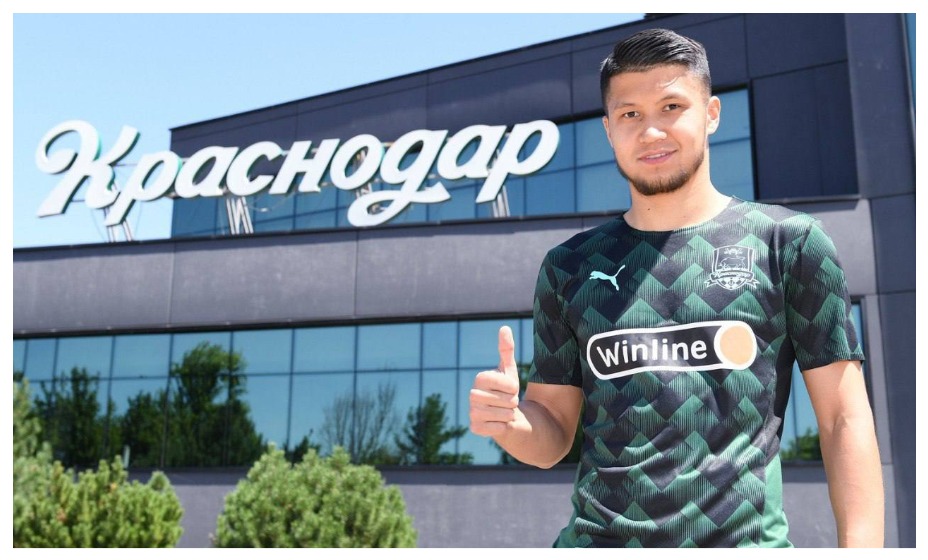Ильзат Ахметов стал игроком «Краснодара». Фото: сайт «Краснодара»