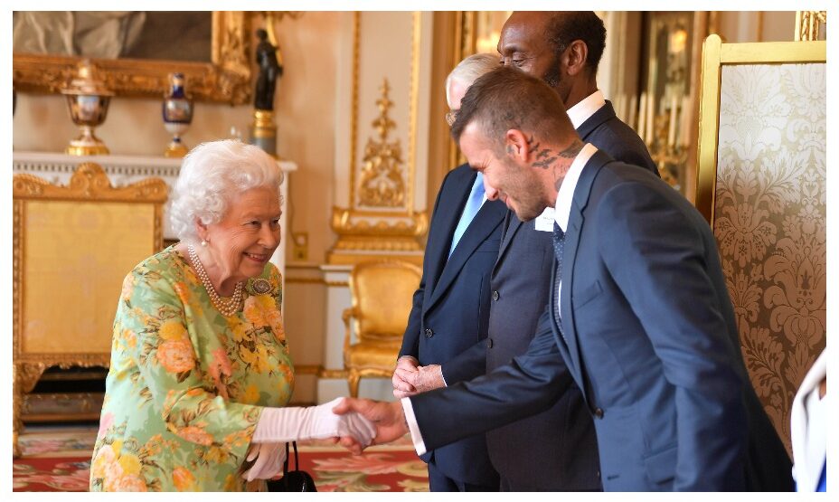 Королева Елизавета II, Дэвид Бекхэм