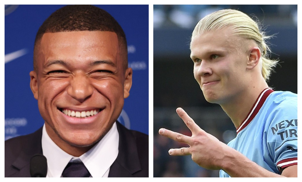 Килиан Мбаппе и Эрлинг Холанд уже ведут борьбу за звание лучшего футболиста мира. Фото: Reuters