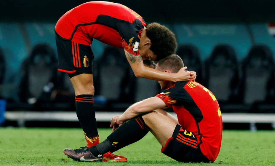 Золото оказалось не той пробы. Сборная Бельгия покидает ЧМ-2022. Фото: Reuters