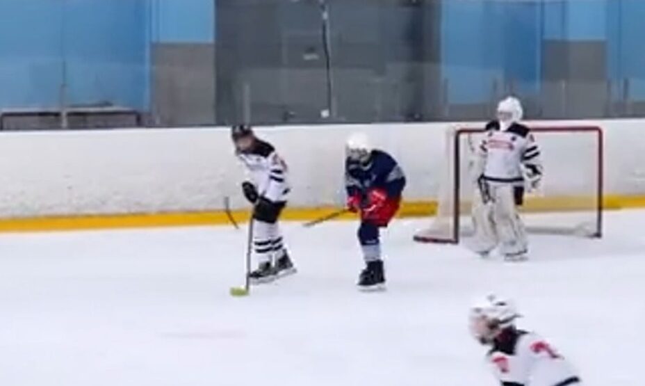 Очередной инцидент в детском хоккее. Фото снимок экрана