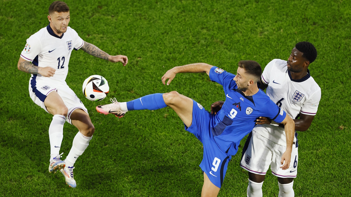 25 июня Словения и Англия сыграли в матче 3 тура чемпионата Европы по футболу. Фото: REUTERS