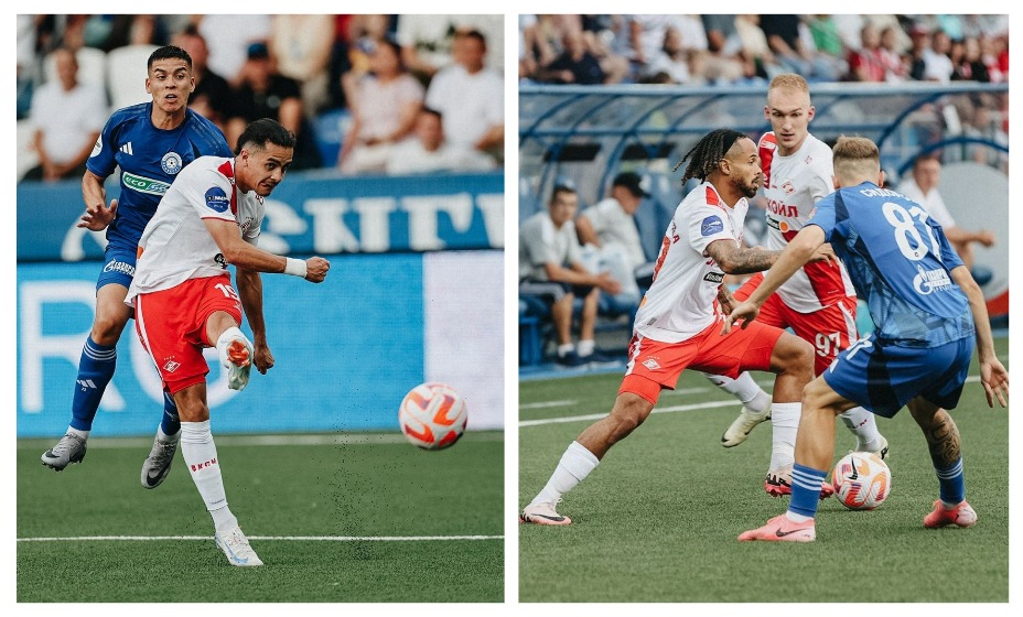 Медина и Бонгонда пытаются принести пользу «Спартаку». Фото: ФК «Спартак»