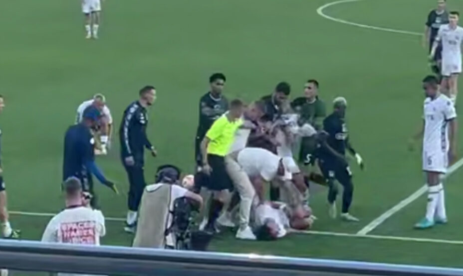 Краснодар Динамо потасовка, фото снимок экрана