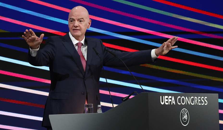 Глава ФИФА Инфантино выступил за возвращение России к официальным играм. Фото: Reuters
