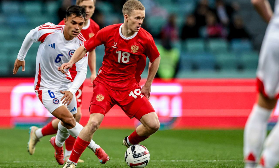 Сборная России сыграла с командой Чили. Фото: РФС