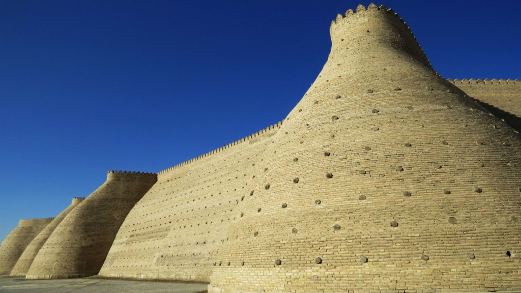 Крепость Арк в Бухаре.